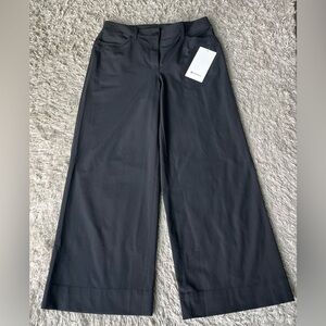 Lululemon City Sleek 5 Pocket Wide-Leg 7/8 Length Size 30 Black Pant NWT